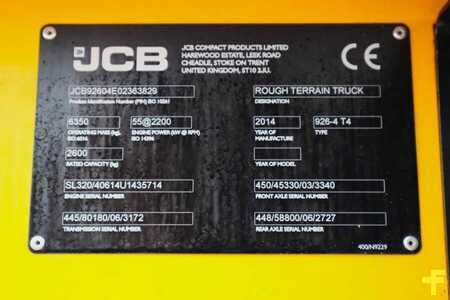 Terrenggående gaffeltruck - JCB 926 Valid inspection, *Guarantee! Diesel, 4x4 Driv (5)