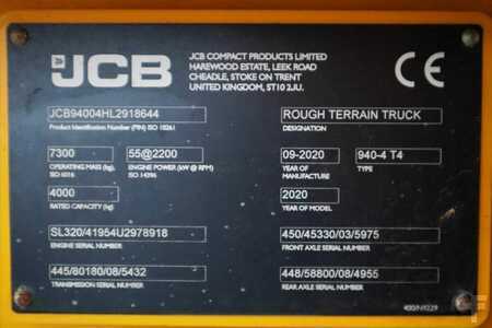 Terénní vysokozdvižný vozík - JCB 940-4 T4 Valid inspection, *Guarantee! Diesel, 4x4 (6)