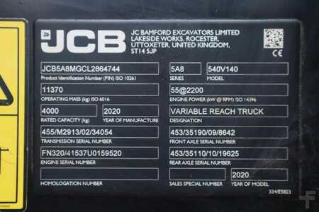 Chariot télescopique rigide - JCB 540V-140 Guarantee! Diesel, 4x4x4 Drive, 14m Lift (7)