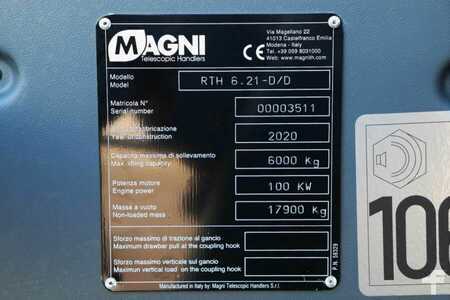 Manipulador fijo - Magni RTH 6.21-D/D 6000kg Capacity, 21m Lifting Height, (6)