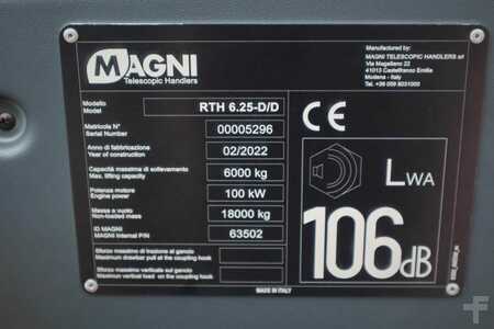 Empilhador telescópico-Fixo - Magni RTH 6.25 Valid inspection, *Guarantee! 6t Cap. 25m (7)