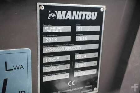 Telescopic forklift rigid - Manitou MT1440 Easy Valid inspection, *Guarantee! Diesel, (6)