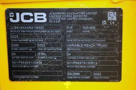 Telescopic forklift rigid - JCB 525-60E Valid inspection, *Guarantee! Fully Electr (6)