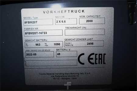 Dieselstapler - Toyota 8FBM20T Valid inspection, *Guarantee! Electric, 47 (12)