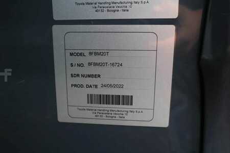 Dieselstapler - Toyota 8FBM20T Valid inspection, *Guarantee! Electric, 47 (14)
