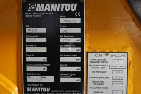 Wózki teleskopowe sztywne - Manitou MRT2150+ Diesel, 4x4x4 Drive, 5t Cap. 20.6m Boom, (6)