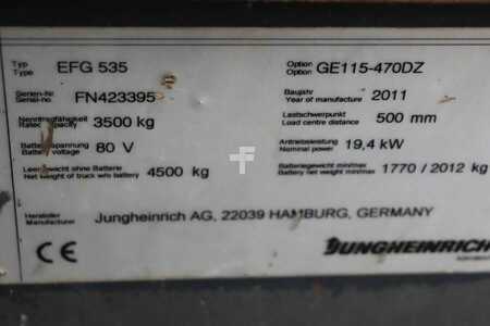 Carrelli elevatori diesel - Jungheinrich EFG535 Electric, Lifting Height 4700mm, Freelift 1 (6)