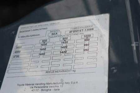 Dieselový VZV - Toyota 8FBM16T Valid inspection, *Guarantee! Electric, 5 (16)