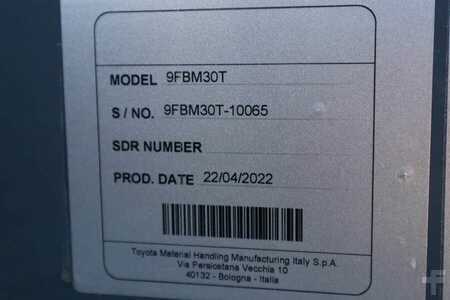 Dieseltrukki - Toyota 9FBM30T Valid inspection, *Guarantee! Electric, 47 (15)