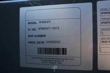 Dieseltrukki - Toyota 9FBM30T Valid inspection, *Guarantee! Electric, 47 (14)