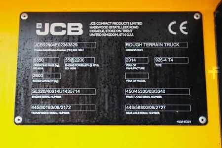 Wózek terenowy - JCB 926 Diesel, 4x4 Drive, Triplex mast, 5500mm Liftin (5)