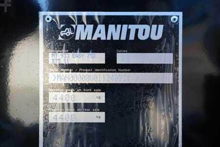 Telescopic forklift rigid  Manitou MT933 EASY 75D ST5 S1 Valid inspection, *Guarantee (14)