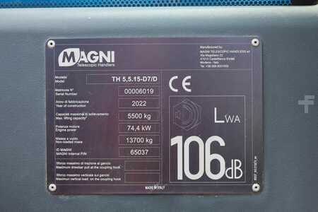 Teleskopstapler-Starr - Magni TH5,5.15-D7/D Diesel, 4x4x4 Drive, 5.5t Capacity, (6)