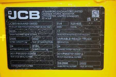Wózki teleskopowe sztywne - JCB 525-60E Valid inspection, *Guarantee! Fully Electr (6)