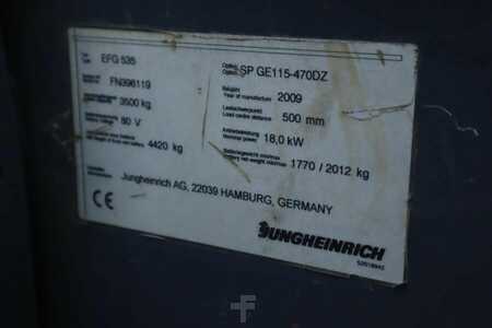 Dízel targoncák - Jungheinrich EFG535 Electric, Lifting Height 4700mm, Freelift 1 (6)