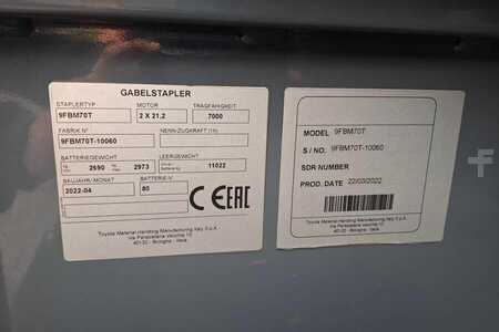 Carrelli elevatori diesel - Toyota 9FBM70T Electric, 7 Tons Capacity, Lift Height 4.7 (6)