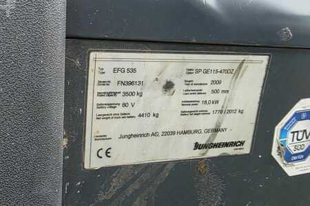 Dízel targoncák - Jungheinrich EFG535 Electric, Lifting Height 4700mm, Freelift 1 (7)