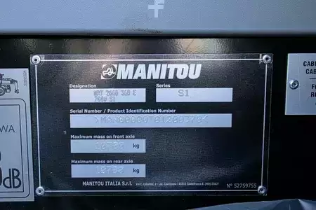 Ładowarki teleskopowe 2026  Manitou MRT2660 360E 100% Electric 65 kWh Lithium-Ion Batt (18)
