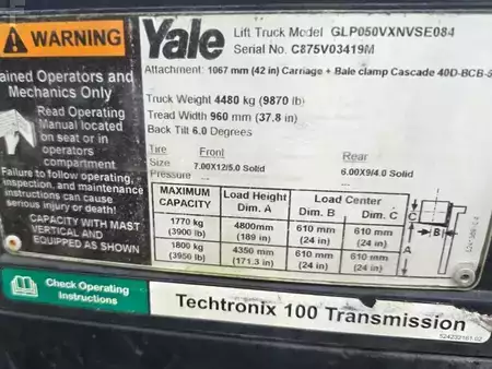 Propane Forklifts 2014  Yale GLP050VX (5)