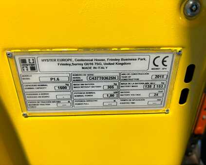 Electric Pallet Trucks 2016  Hyster P1.6 (6)