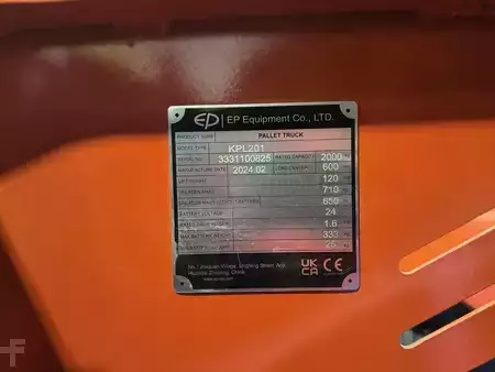 Transpalettes électriques 2024  EP Equipment KPL201 (7)