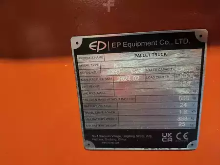 Transpalettes électriques 2024  EP Equipment KPL201 (9)