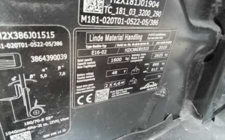 3-wiel elektrische heftrucks 2018  Linde E16 386 Serie (1)