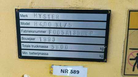 Treibgasstapler 1993  Hyster H4.00xl (9)