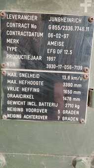 Elektryczne 3-kołowe 1997  Jungheinrich EFG-DF 12,5 (9)