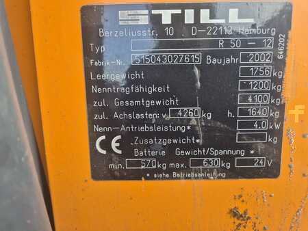 3-wiel elektrische heftrucks 2002  Still R50-12 (8)