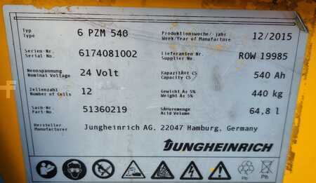 Wózek wysokiego podnoszenia 2015  Jungheinrich ERV 308 (11) 