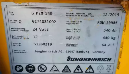Schubmaststapler 2015  Jungheinrich ERV 308 (10)