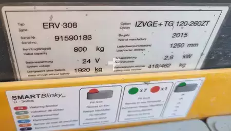 Schubmaststapler 2015  Jungheinrich ERV 308 (9)