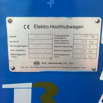 Hochhubwagen 2019  BYD EPS14 (15)