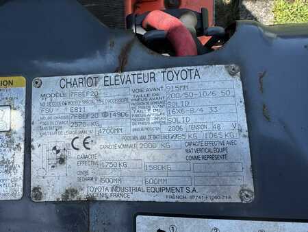 Elektro 3 Rad 2006  Toyota 7FBEF20 (4)