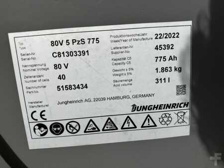 4-wiel elektrische heftrucks 2016  Jungheinrich EFG 540K Batterie 2022 (9)