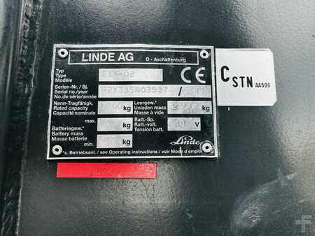 Eléctrica de 3 ruedas 2002  Linde Linde E14 335 (7)