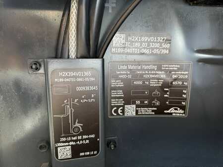 Wózki widłowe diesel 2019  Linde H40D-02 (3)