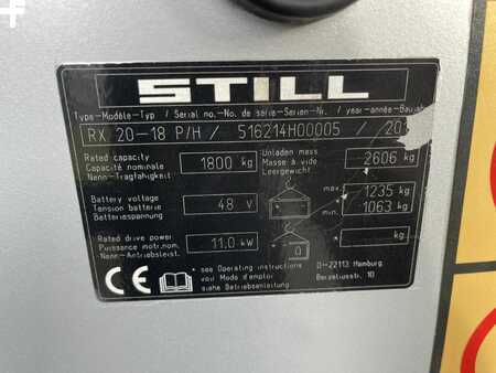 Carrelli elettrici 4 ruote 2018  Still RX20-18PH Batterie 2022 (8)