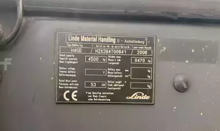 Dieselstapler 2006  Linde H45D 394 (6)