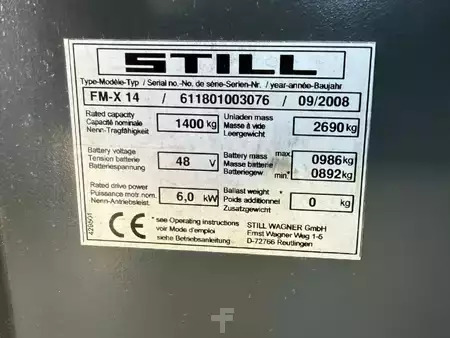 Schubmaststapler  Still FM  X 14 (4)