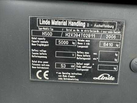 Wózki widłowe diesel 2006  Linde Linde 394 H50D (7) 