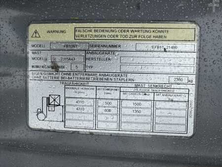 3-wiel elektrische heftrucks 2008  Mitsubishi FB16NT (9)