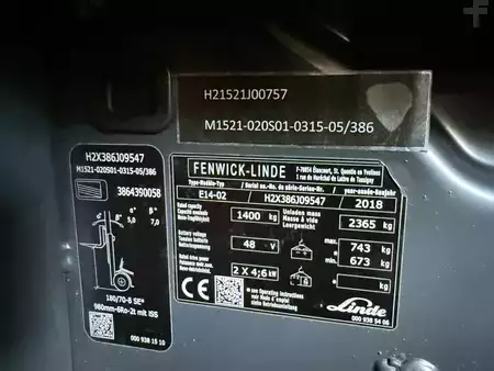 El Truck - 3-hjul 2018  Linde E14-02 (9)