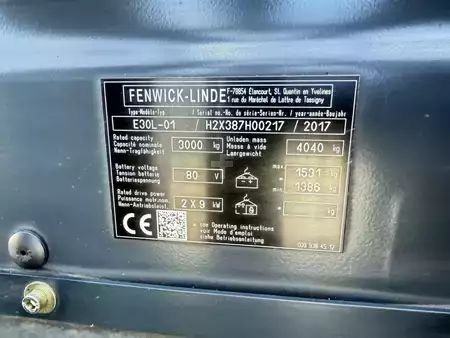 Elektro 4 Rad 2017  Linde Linde E30L-01 (6)