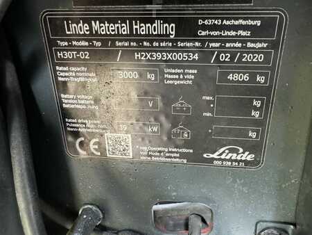 LPG Forklifts 2020  Linde H30T EVO 393 2020 (7)