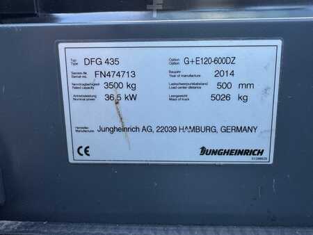 Dieselstapler 2014  Jungheinrich DFG 435 G+E120-600DZ (8)