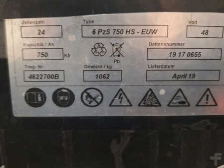 Carrelli elettrici 3 ruote 2018  Toyota 8FBET18 (11)