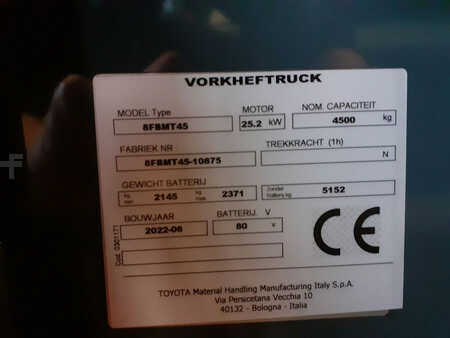 Elektro 4 Rad 2022  Toyota 8FBMT45 (14)