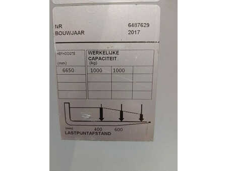 Wózki do komisjonowania pionowego 2017  Toyota OME100 H (8)